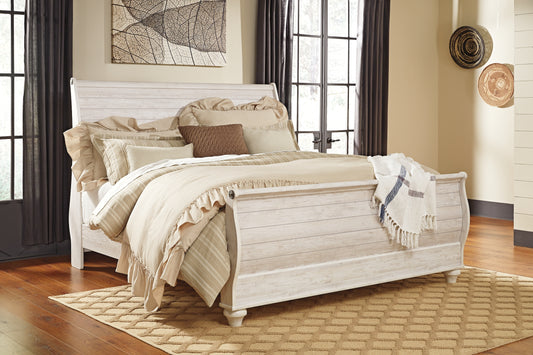 Willowton  Sleigh Bed