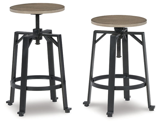 Lesterton Swivel Stool (2/CN)