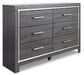 Lodanna  Panel Bed With 2 Storage Drawers With Dresser