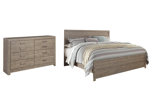 Culverbach King Panel Bed with Dresser