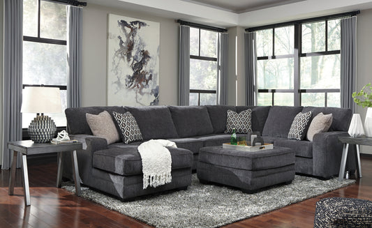 Tracling 3-Piece Sectional with Ottoman