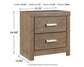 Culverbach Full Panel Bed with Nightstand