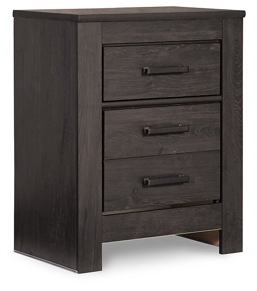 Brinxton Queen Panel Bed with 2 Nightstands