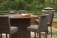 Paradise Trail Outdoor Bar Table and 8 Barstools