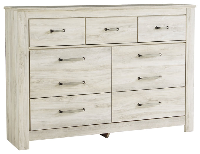 Bellaby Queen Crossbuck Panel Bed with Dresser