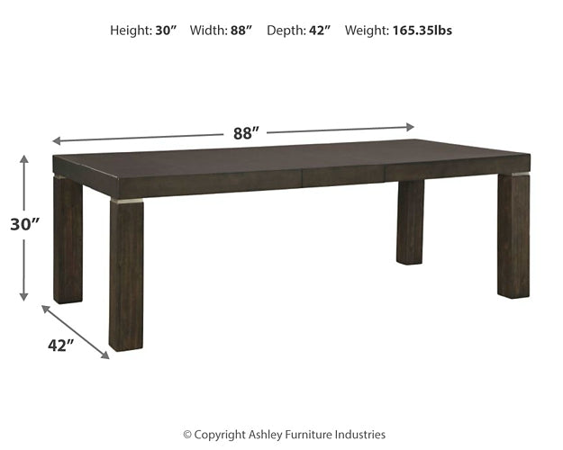 Hyndell Dining Table and 8 Chairs