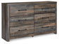 Drystan / Bookcase Headboard With Dresser