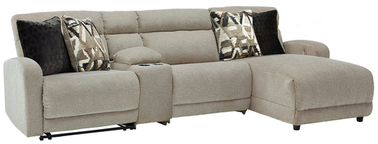 Colleyville 4-Piece Power Reclining Sectional with Chaise