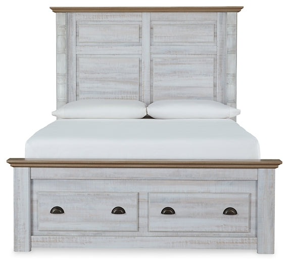 Haven Bay Queen Panel Storage Bed with Dresser