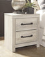 Cambeck Queen Upholstered Panel Bed with Mirrored Dresser, Chest and Nightstand