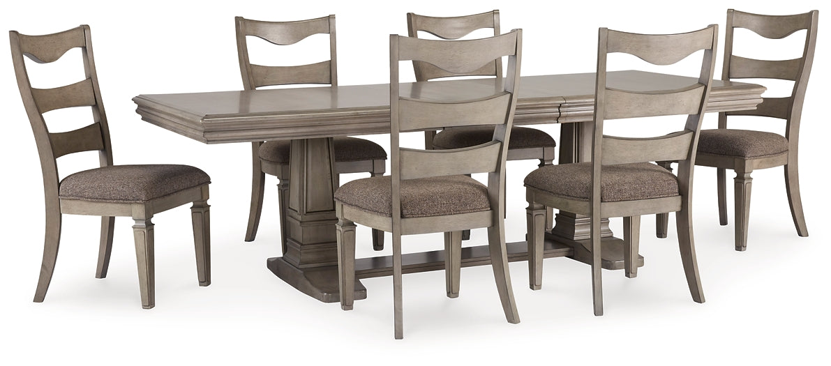 Lexorne Dining Table and 6 Chairs