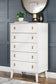 Aprilyn Twin Bookcase Headboard with Dresser, Chest and Nightstand