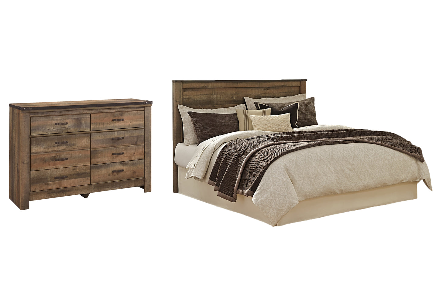 Trinell King/California King Panel Headboard with Dresser