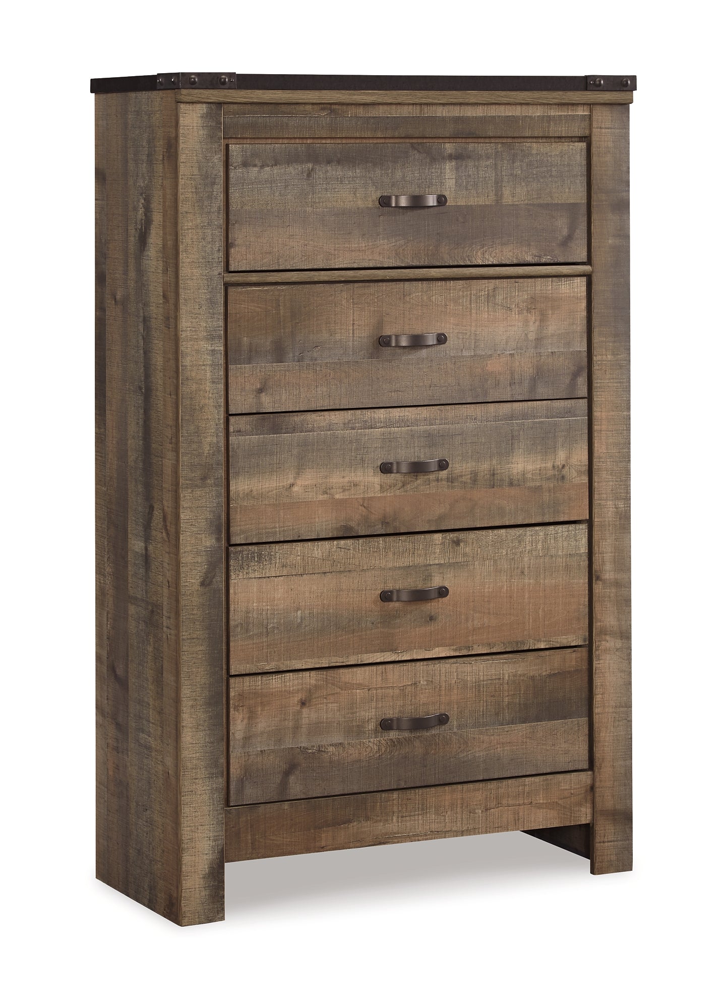 Trinell Queen Panel Bed with Dresser and Chest