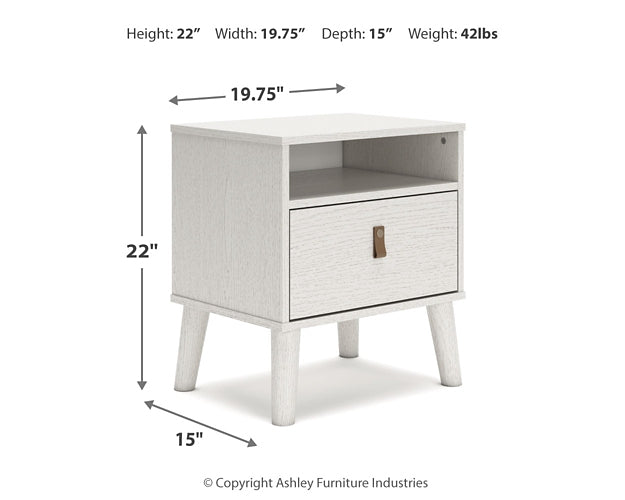 Aprilyn Twin Panel Headboard with Dresser, Chest and Nightstand