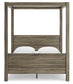 Shallifer Queen Canopy Bed with Dresser, Chest and 2 Nightstands