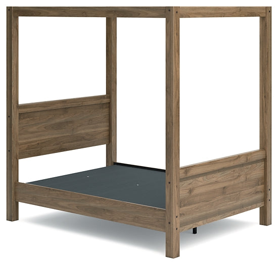 Aprilyn Full Canopy Bed with Dresser