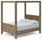 Aprilyn Full Canopy Bed with Dresser