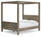 Shallifer Queen Canopy Bed with Dresser