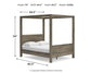 Shallifer Queen Canopy Bed with Dresser