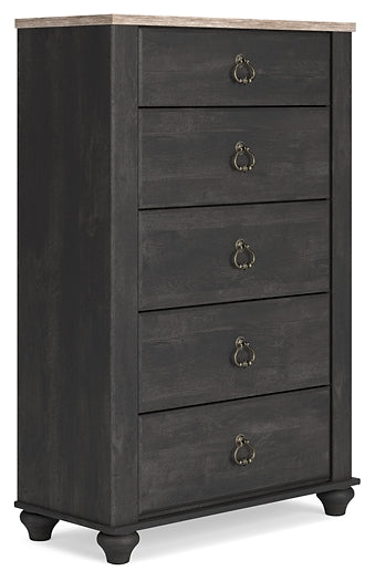 Nanforth Five Drawer Chest