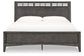 Montillan California King Panel Bed with Dresser