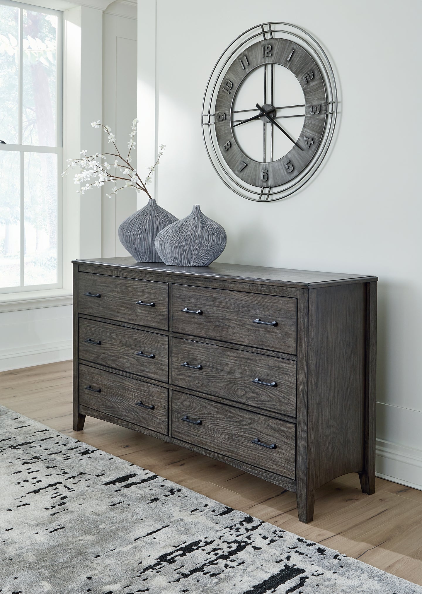 Montillan California King Panel Bed with Dresser