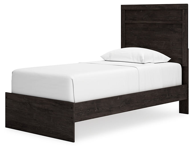 Belachime Twin Panel Bed with Dresser