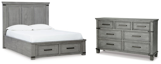 Russelyn Queen Storage Bed with Dresser