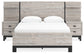 Vessalli Queen Panel Bed with Mirrored Dresser and Chest