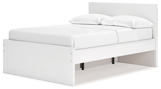 Onita  Panel Platform Bed With 1 Side Storage