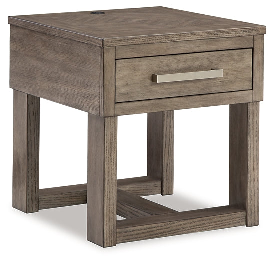 Loyaska Rectangular End Table