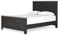 Nanforth Queen Panel Bed with Mirrored Dresser and 2 Nightstands