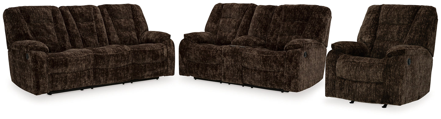 Soundwave Sofa, Loveseat and Recliner