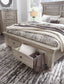 Harrastone King Panel Bed with Dresser