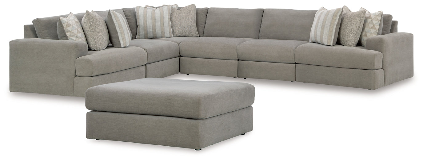 Avaliyah 6-Piece Sectional with Ottoman