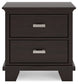 Covetown Twin Panel Bed with Mirrored Dresser, Chest and 2 Nightstands