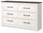 Gerridan Queen Panel Bed with Dresser and 2 Nightstands