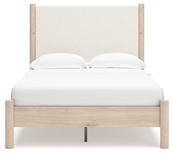 Cadmori  Upholstered Panel Bed