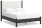 Cadmori Queen Upholstered Panel Bed with Dresser