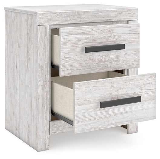 Cayboni Full Panel Bed with Dresser and Nightstand