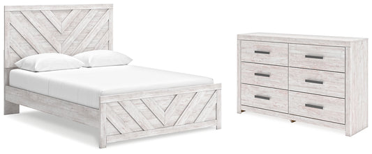 Cayboni Queen Panel Bed with Dresser