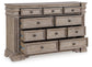 Blairhurst King Panel Bed with Dresser