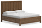 Cabalynn California King Panel Bed with Dresser and Nightstand