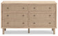 Cielden King Panel Bed with Dresser