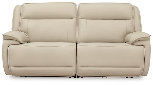 Double Deal 2-Piece Power Reclining Loveseat Sectional