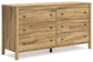 Bermacy Queen Panel Headboard with Dresser, Chest and 2 Nightstands