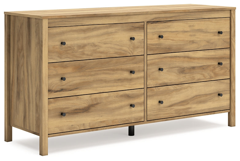 Bermacy Full Panel Headboard with Dresser and 2 Nightstands