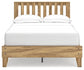 Bermacy Full Platform Panel Bed with Dresser, Chest and Nightstand