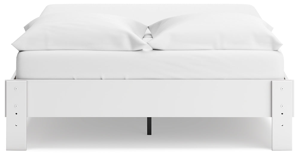 Socalle Queen Platform Bed with Dresser